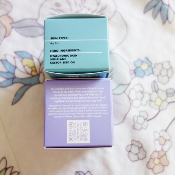 NEW! FLORENCE BY MILLS and ELF LIP MASK HIT SNOOZE Bundle 10.5+4.4g - Picture 2 of 8